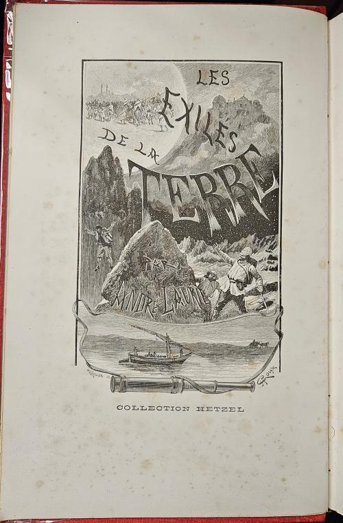 Les Exiles de la Terre by Andre Laurie (First Edition)