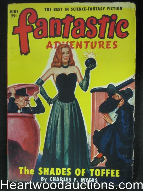 Fantastic Adventures Jun  1950 Shades of Toffee - High Grade