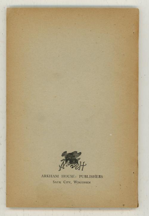 The Arkham Sampler, Volume 1, No 3: Summer, 1948 (First Edition)