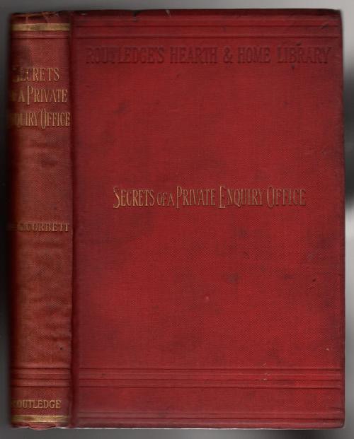 Secrets Of  A Private Enquiry Office by Mrs. George Corbett