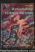 Astounding Science Fiction Apr 1957 Kelly Freas Cover, Poul Anderson