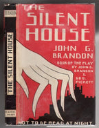 The Silent House by John G. Brandon (First Edition)