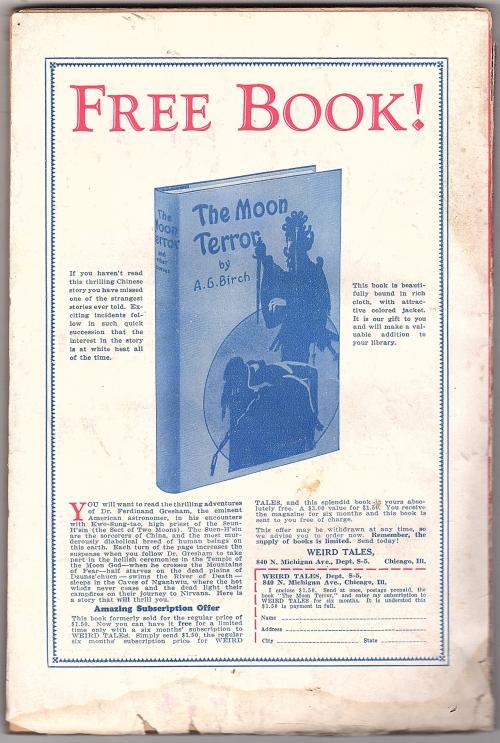 Weird Tales Sep 1931 C. C. Senf Cvr; R. E. Howard, O. A. Kline - Pulp