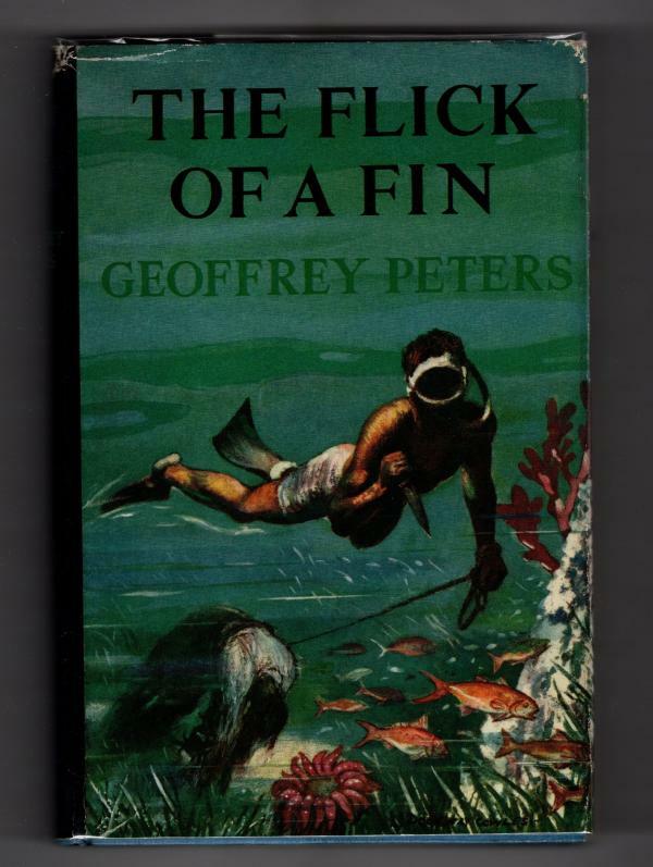 The Flick of a Fin by Geoffrey Peters (First Edition) Hubin Listed, File Copy