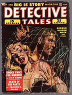 Detective Tales Jun 1949 GG Cleavage Cvr; Day Keene; Frank Ward - Pulp