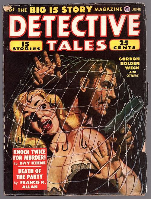 Detective Tales Jun 1949 GG Cleavage Cvr; Day Keene; Frank Ward - Pulp