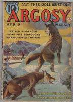 Argosy Apr 9 1938 Edgar Rice Burroughs "Red Star of Tarzan" 4/6
