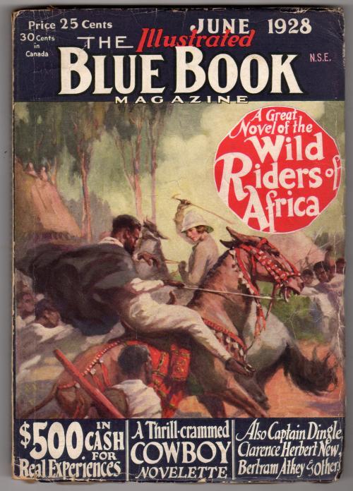 Blue Book Jun 1928 J. Allen St. John Cvr; Raoul Whitfield;