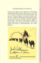 Golden Blood by Jack Williamson (First edition) Limited Signed
