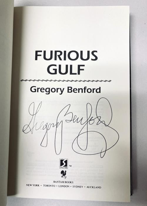 Furious Gulf by Gregory Benford (First Edition) Signed