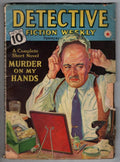 Detective Fiction Weekly Oct 22 1938 "Murder on My Hands" Krausse; Richard Sale