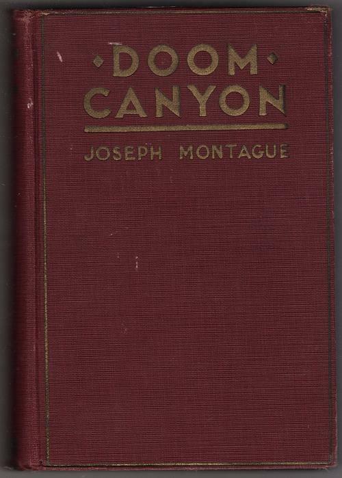 Doom Canyon by Joseph Montague (First Edition)