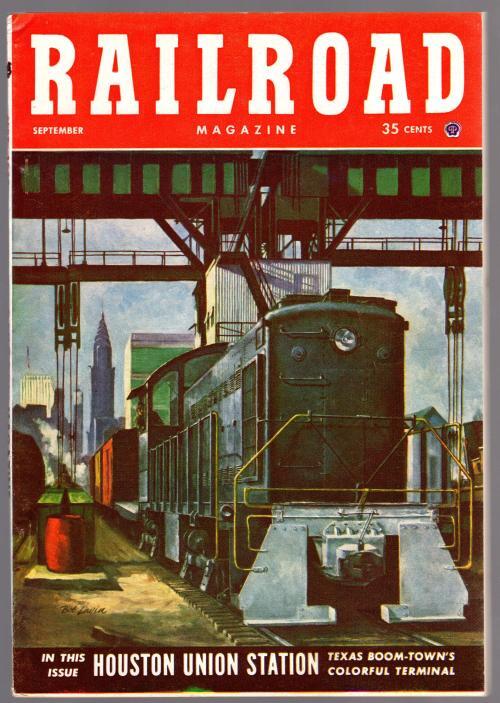 Railroad Magazine Sep 1952 Bob Lavin Cvr; Frank Murphy