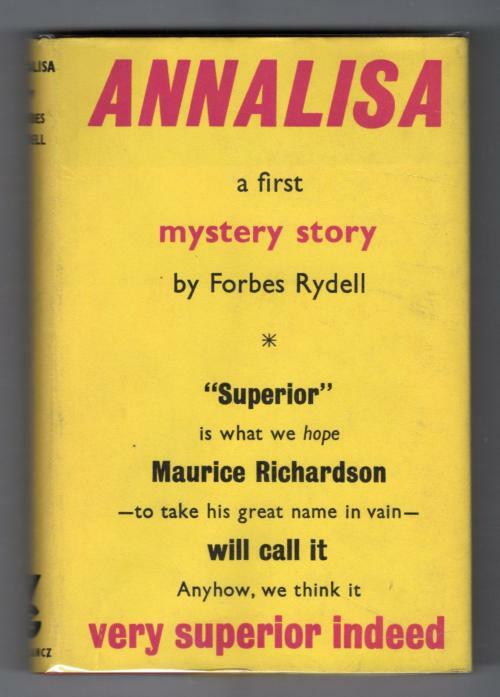 Annalisa by Forbes Rydell (Stanton Forbes & Helen B. Rydell) Gollancz File Copy