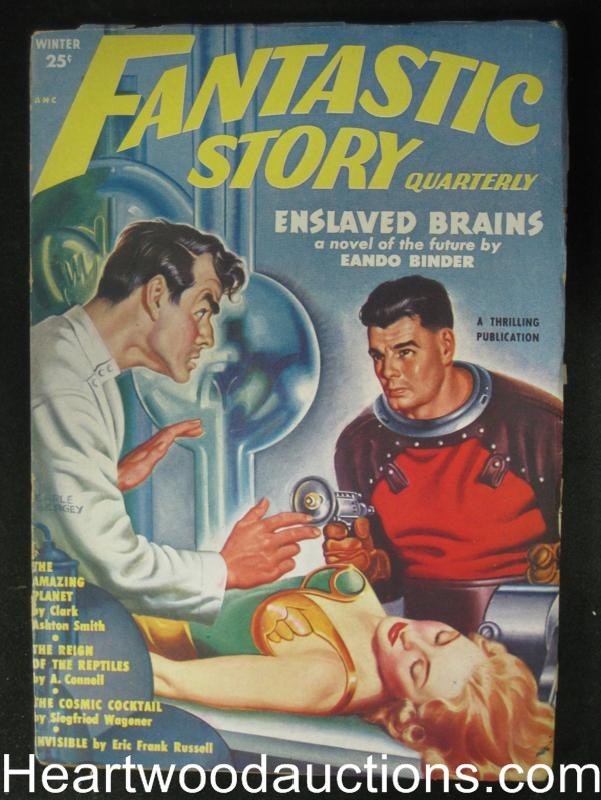 "Fantastic Story" Winter 1951  Clark A Smith,Binder,Long, - High Grade