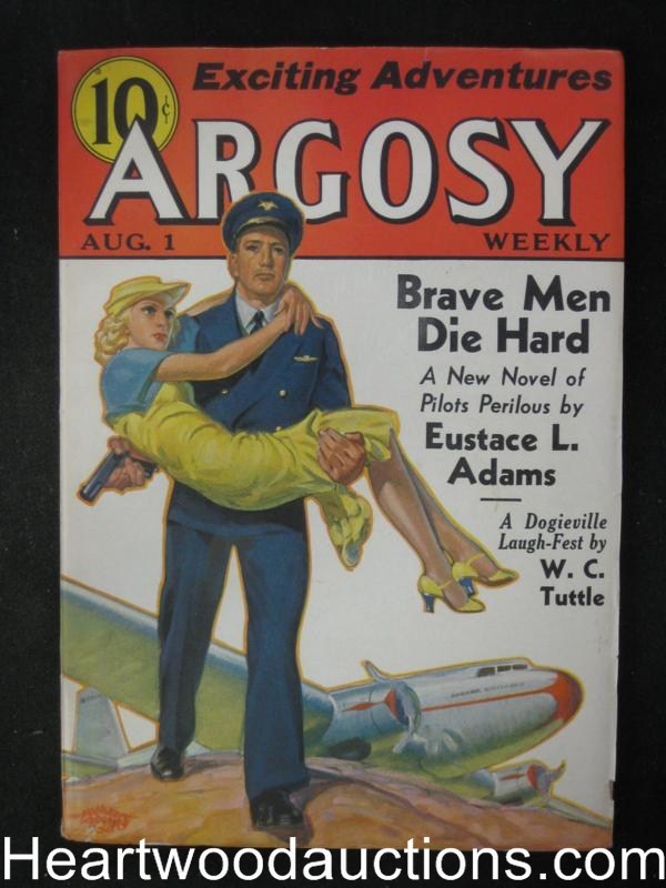 Argosy Aug 01, 1936 Max Brand Aviation Cvr - Ultra High Grade