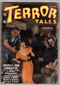 Terror Tales Dec 1935 Howitt cvr Wyatt Blassingame Arthur Burks - Pulp