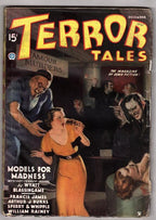 Terror Tales Dec 1935 Howitt cvr Wyatt Blassingame Arthur Burks - Pulp
