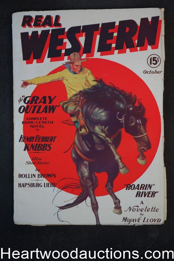 Real Western Oct 1935 George Gross , Henry Herbert Knibby, Mojave Lloyd, Rollin
