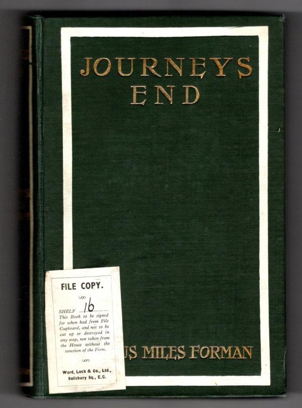 Journeys End by Justus Miles Forman (File Copy)