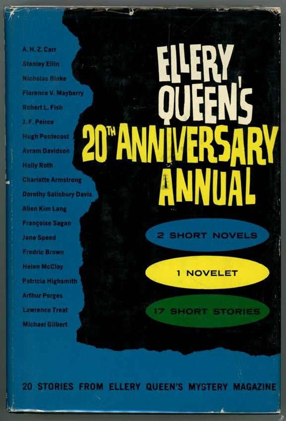 Ellery Queen's 20th Anniversary Annual by Ellery Queen (ed.) 1st- High Grade