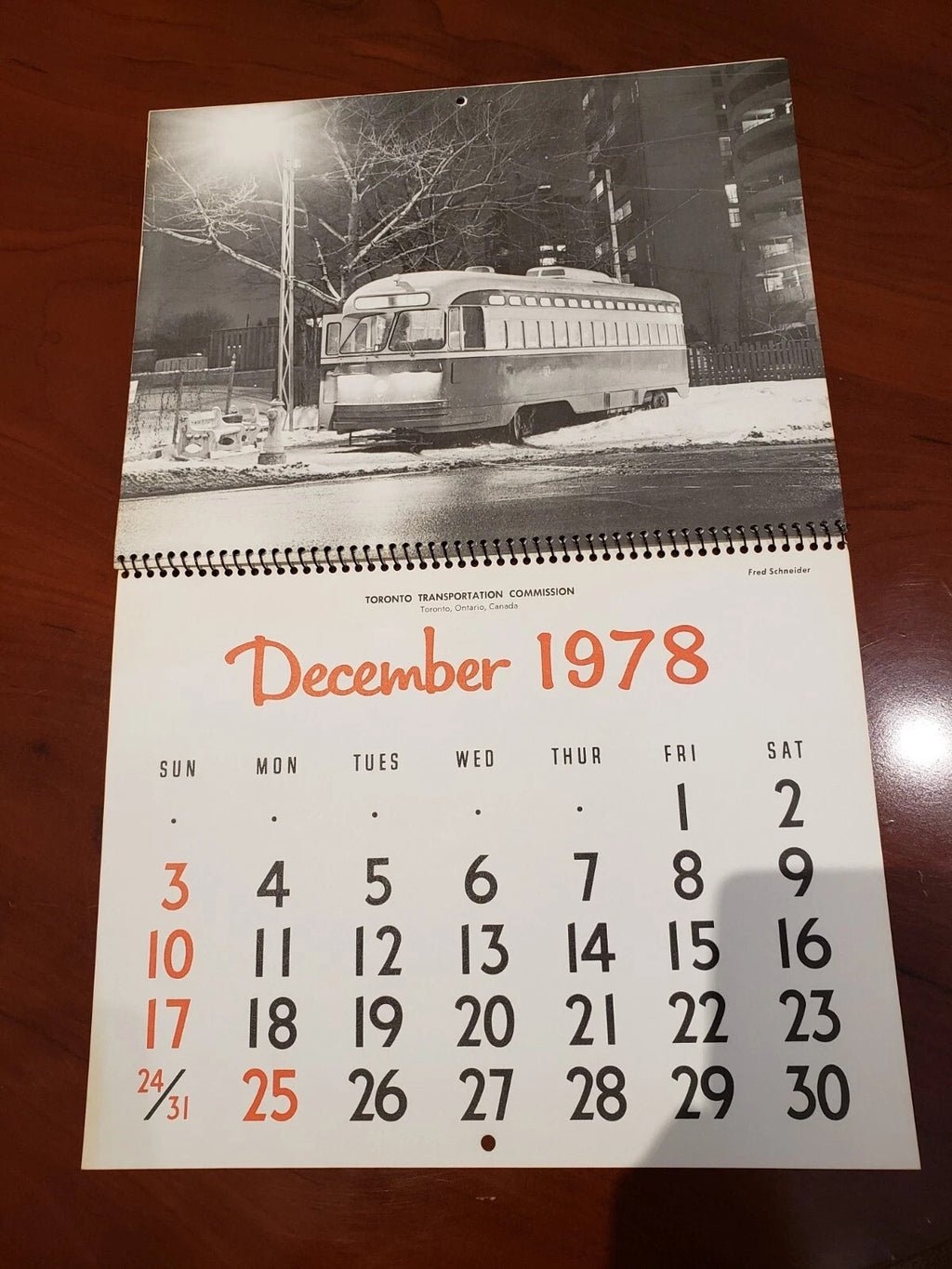 7 Vintage Electric Railroad Calendars, Golden West Books 1971, 1972, 1977, 1978
