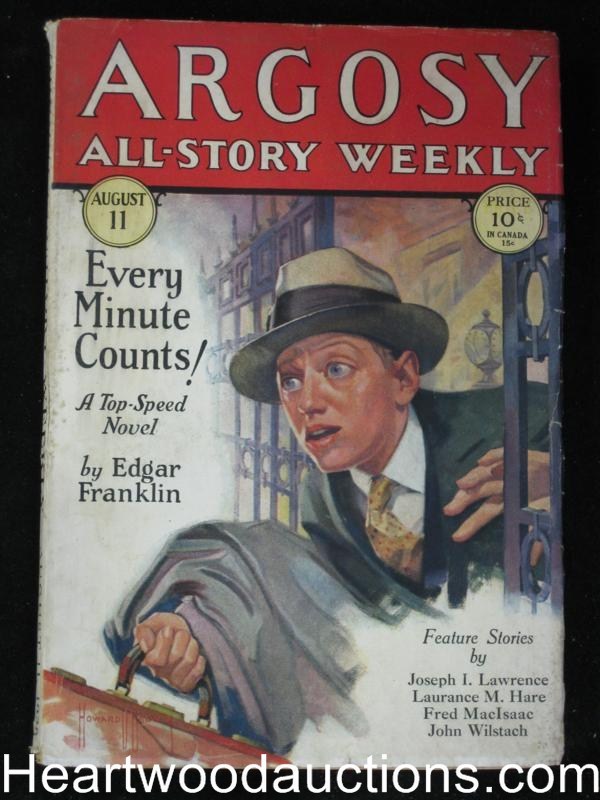 Argosy Aug 11, 1928 Fred MacIsaac, Edgar Franklin - High Grade