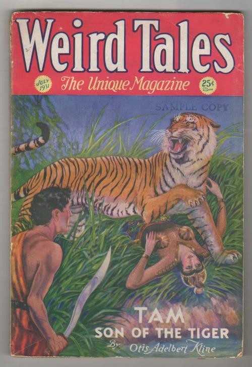 Weird Tales Jul 1931 C. C. Senf; Otis Adelbert Kline; H. P. Lovecraft