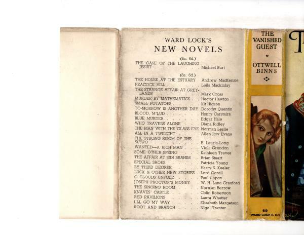The Vanished Guest by Ottwell Binns (Hubin Mystery) File Copy