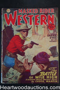 Masked Rider Western Apr 1947 Joseph Chadwick story George Rozen cover