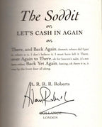 The Soddit by A.R.R.R. Roberts (Adam Roberts) First Edition Signed