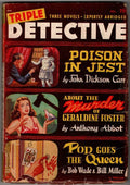 Triple Detective Fall 1948 Dreany Cvr; John Dickson Carr; Anthony Abbot