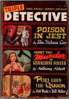 Triple Detective Fall 1948 Dreany Cvr; John Dickson Carr; Anthony Abbot