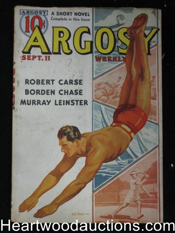 Argosy Sep 11, 1937 Murray Leinster, Swimming Cvr