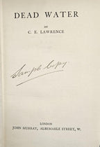 Dead Water by C.E. Lawrence (First Edition) Scarce Wollheim's copy