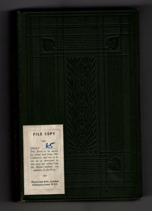The Last Days of Pompeii by Lord Lytton (Ward Lock File Copy)