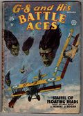 G 8 Battle Aces Dec 1935 Very Bizarre Cvr Staffel of Floating Heads