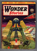 Wonder Stories October 1934 Eando Binder "The Thieves from Isot"