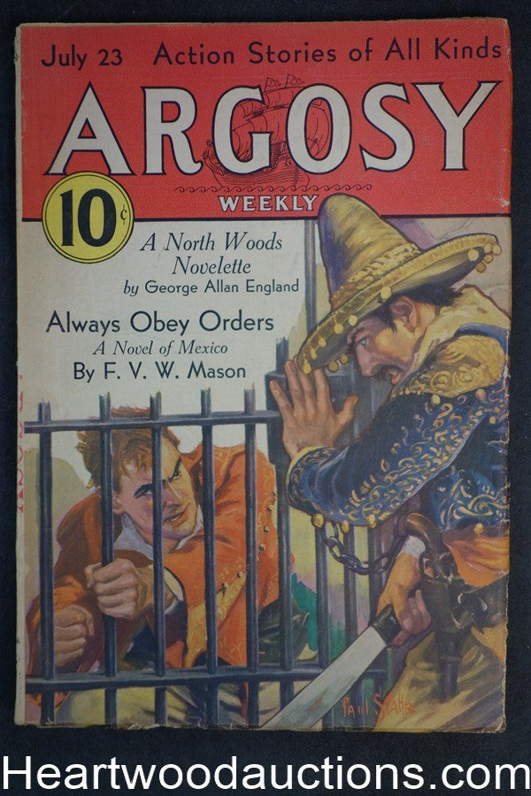 Argosy July 23,  1932 Fred MacIsaac, Geroge Allen England