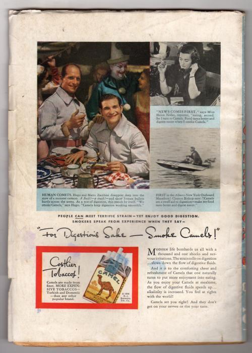 Operator #5 Oct-Nov 1936 J. Howitt Cover; "The Bloody Forty-Five Days"