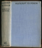 Postscript to Poison by Dorothy Bowers (1st Ed) Debut novel, Signed