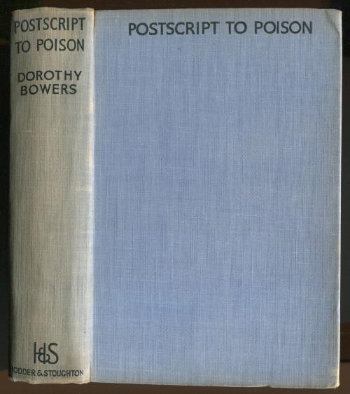 Postscript to Poison by Dorothy Bowers (1st Ed) Debut novel, Signed