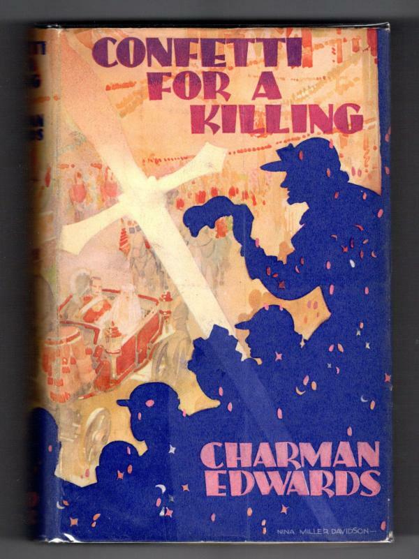 Confetti for a Killing by Charman Edwards (First Edition) Percy Huff File Copy