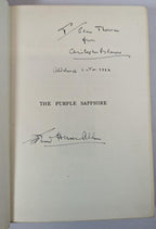 The Purple Sapphire by Christopher Blayre (First Edition) Signed