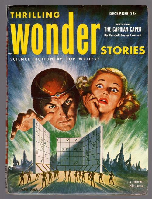 Thrilling Wonder Dec 1952 Walter Popp Cvr; Edmond Hamilton