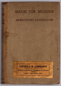 Magic for Murder by Armstrong Livingston (First Edition)