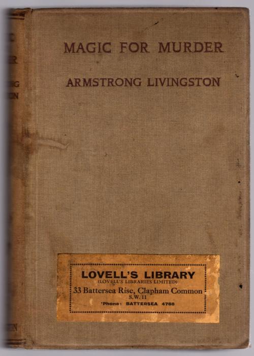 Magic for Murder by Armstrong Livingston (First Edition)