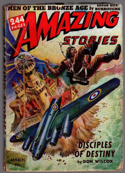 Amazing Stories" March 1942 Burroughs; J. Allen St. John