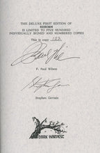Reborn by F. Paul Wilson (Limited Signed First Edition) Signed