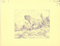 Roy G. Krenkel Original Art - (Smilodon) - Signed